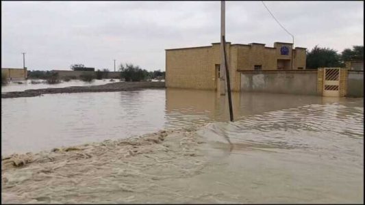 جنوب سیستان و بلوچستان زیر آب رفت + عکس