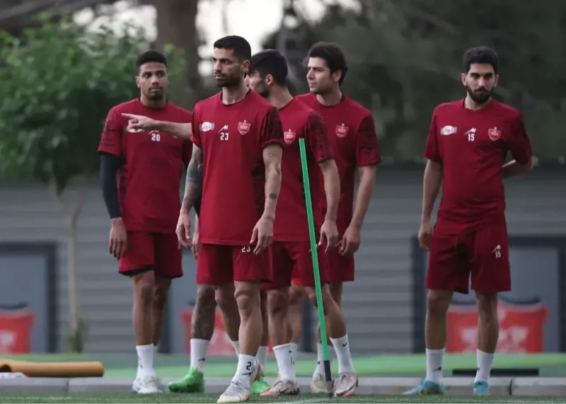 پرسپولیس برگزاری تمرین پرسپولیس با سه بازیکن مصدوم