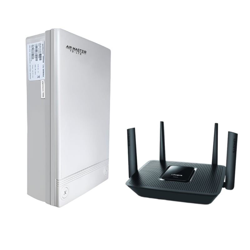 بررسی مودم فضای باز TD-LTE/4G ایر مستر مدل AirMaster 3000M CARIN به همراه روتر بی سیم لینک سیس مدل EA8300