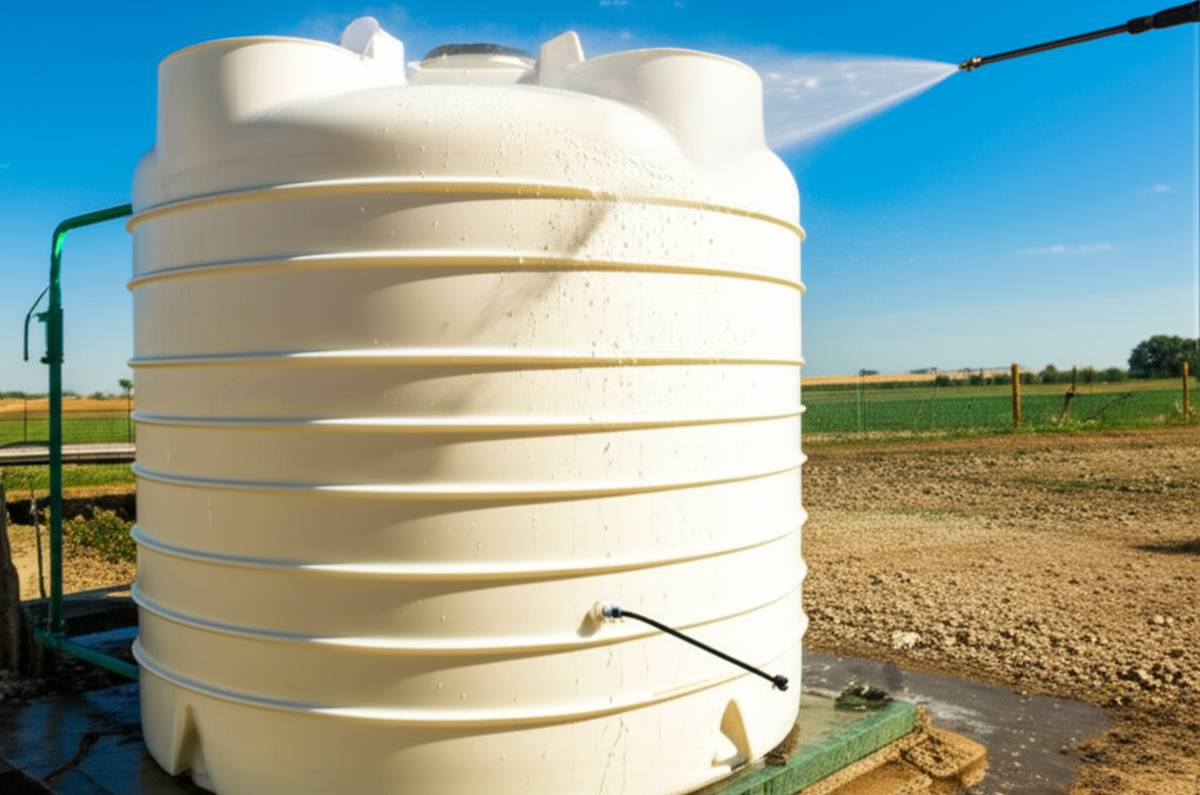 نحوه صحیح شستشو و ضدعفونی تانکر آب کشاورزی