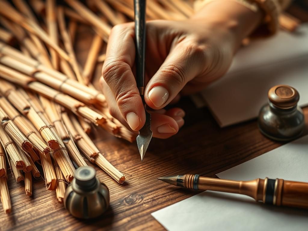 ساخت قلم نی | آموزش جامع و گام به گام تصویری