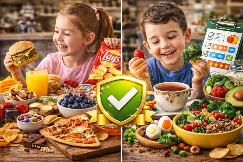 جذابیت خوراکی برای کودکان و نقش کیفیت مواد غذایی