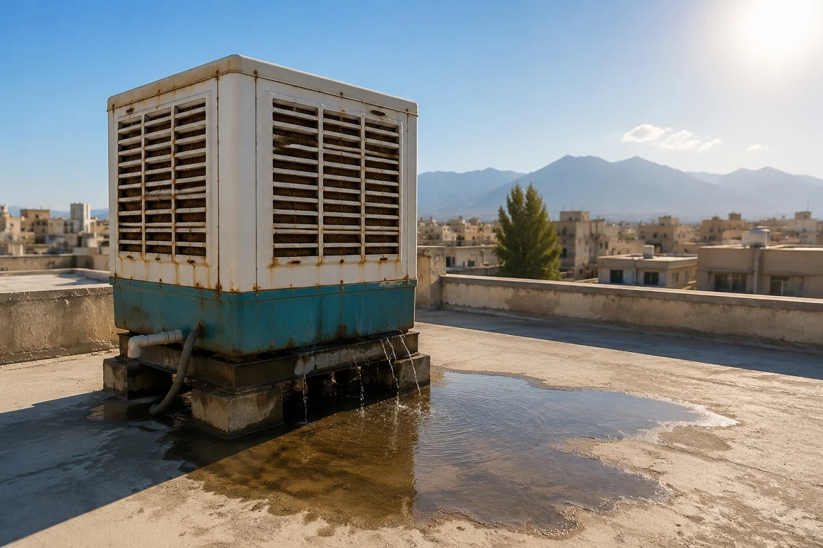 زمستان | کولر آبی نحوه رفع نشتی کولر آبی